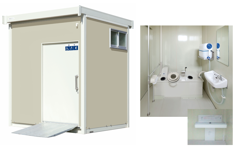 仮設トイレ　<小便用トイレ> | 快適トイレ | 製品案内 | ベクセス株式会社